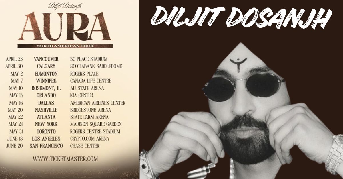 Diljit Dosanjh Aura Tour 2026